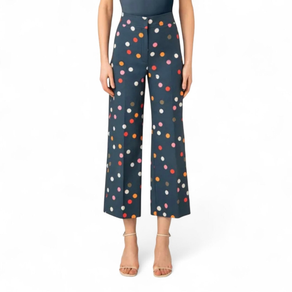Akris Punto Chieko Pants Sz 6 | Bold Dotted Y2K Streetwear